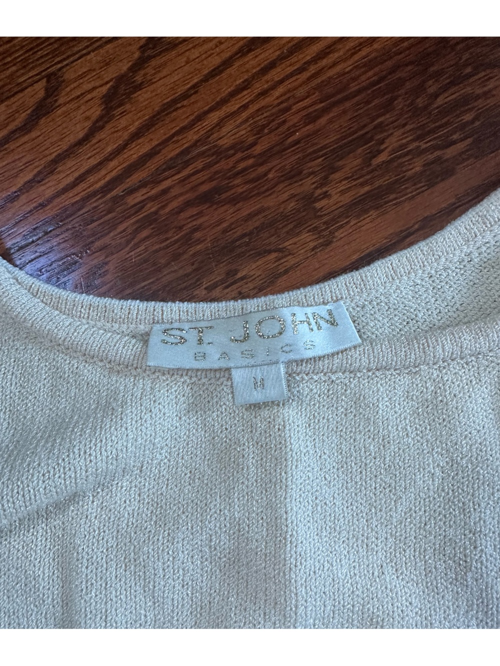 St. John Basics Cream Women's Tank